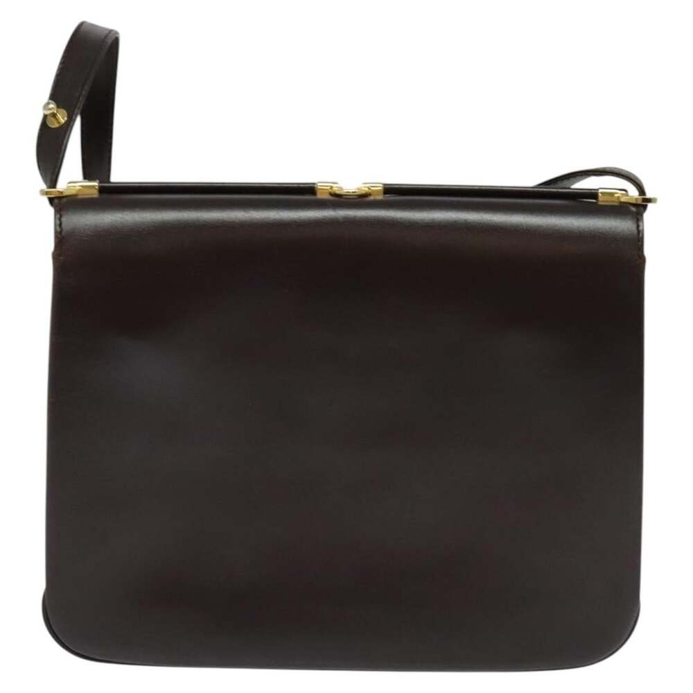 Bally Leather Shoulder Bag Brown